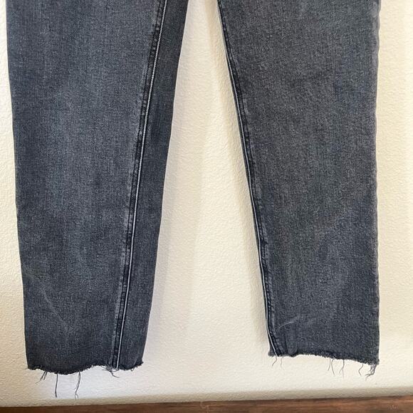 Denim Forum The Arlo High Rise Straight jeans in black - Picture 5 of 12